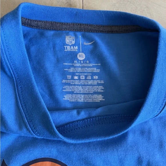 Boys/Youth Nike Denver Broncos T Shirt NFL Team Apparel - Blue - SZ XL Youth - Picture 3 of 5